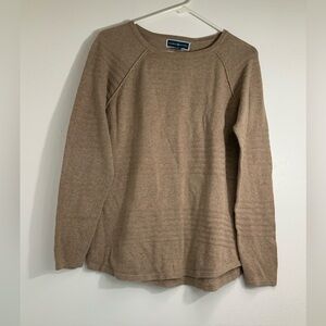 KAREN SCOTT SIZE XS Eddie Bauer Women's Tan Sweater